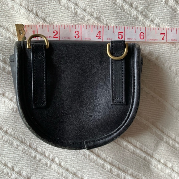 Coach Vintage USA Mini Convertible Belt Bag, Black Leather - Picture 5 of 13